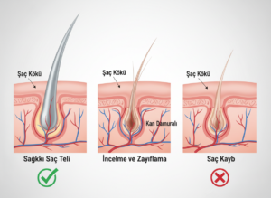 saç dökülmesi neden olur
